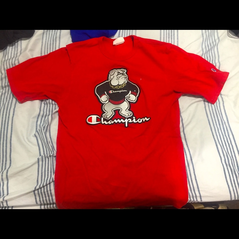 Red Champion T-Shirt Size Small